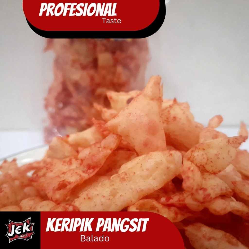 

KRIPIK PANGSIT /BALADO/100Gram/Premium