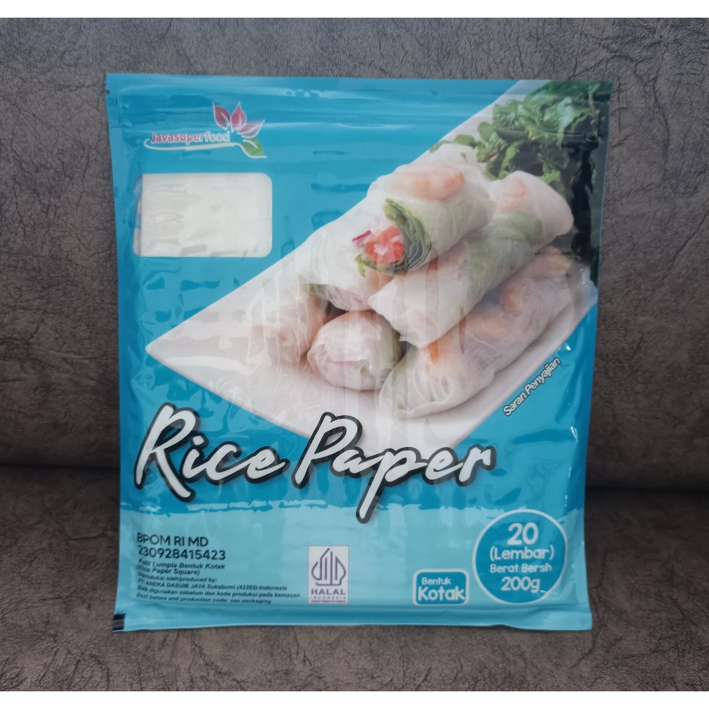 

Terkini Grosir Rice Paper Kulit Lumpia Vietnam 2 Gram 2 Lembar Java