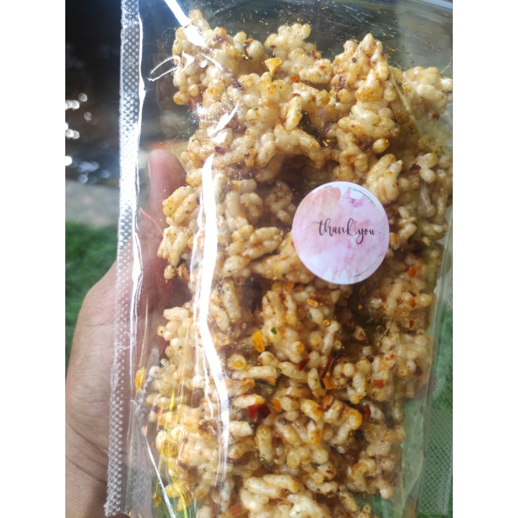 

rengginang mini original dan pedas daun jeruk 100gr