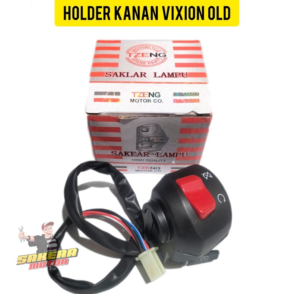 HOLDER KANAN VIXION OLD/SAKLAR KANAN VIXION OLD/TOMBOL SET VIXION OLD