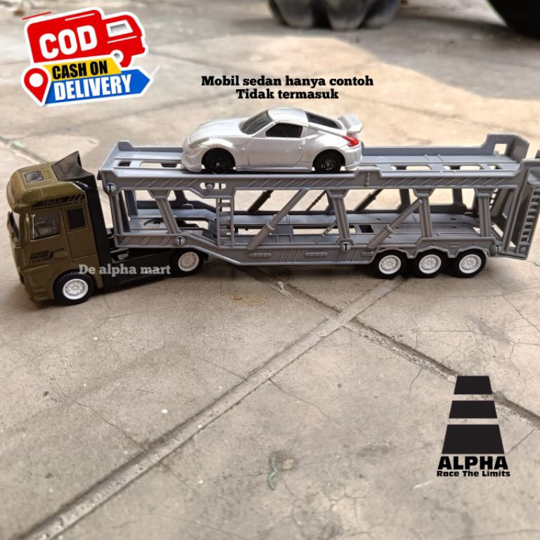 KODE C37E DIECAST TRUCK TRAILER SET 164 TOWING TRUCK COMPATIBLE HOTWHEELS