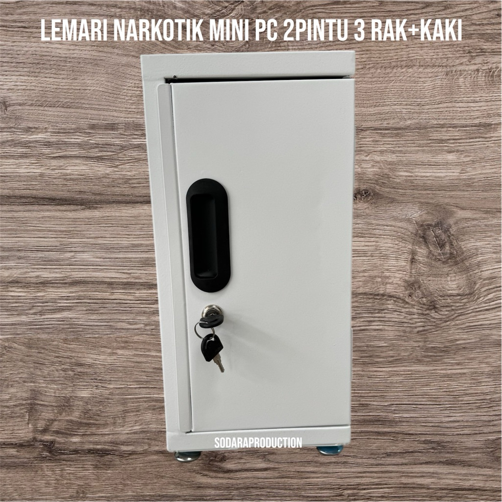 Lemari Obat medical Rumah Sakit | Narkotika Mini 1 Pintu Double Kecil Besi Pc