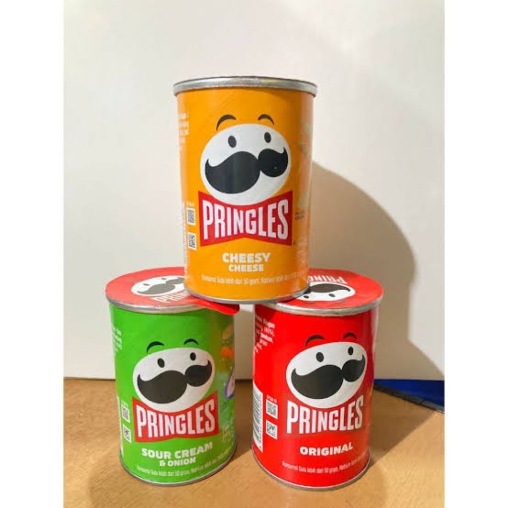 

Pringles Potato Crisps Original, Sour Cream Onion, Cheese 42g x 12pcs