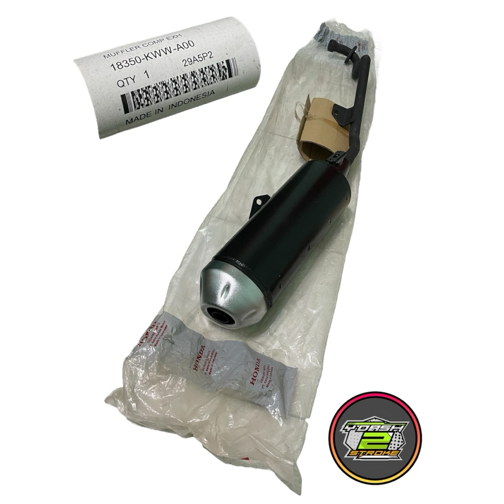 18300-KWW-A00 knalpot muffler exhaust honda revo 110 absolute revo fit original AHM