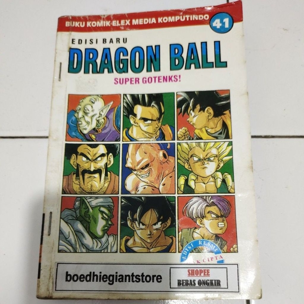 Komik Dragon Ball 41, Cover Merah