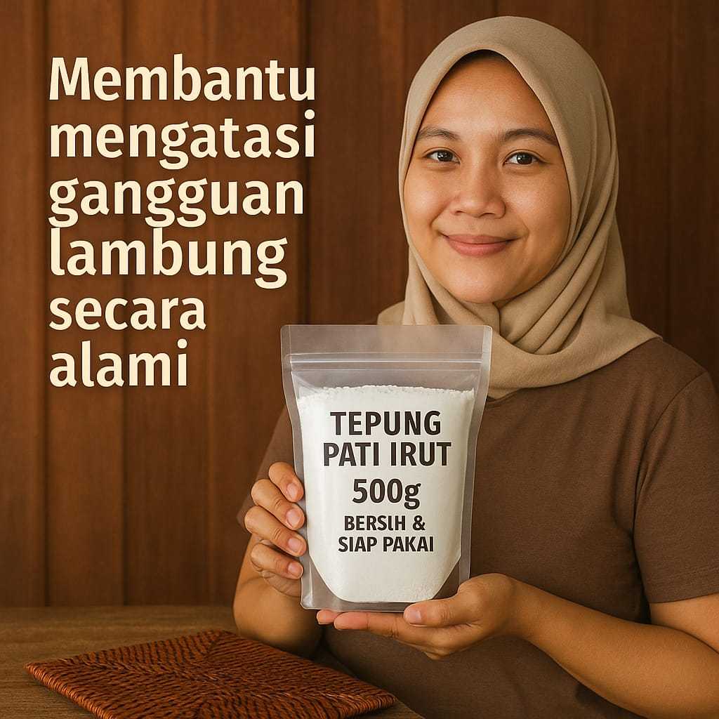 

TEPUNG PATI GARUT IRUT ASLI ASAM LAMBUNG ANGKRIK ARROWROOT