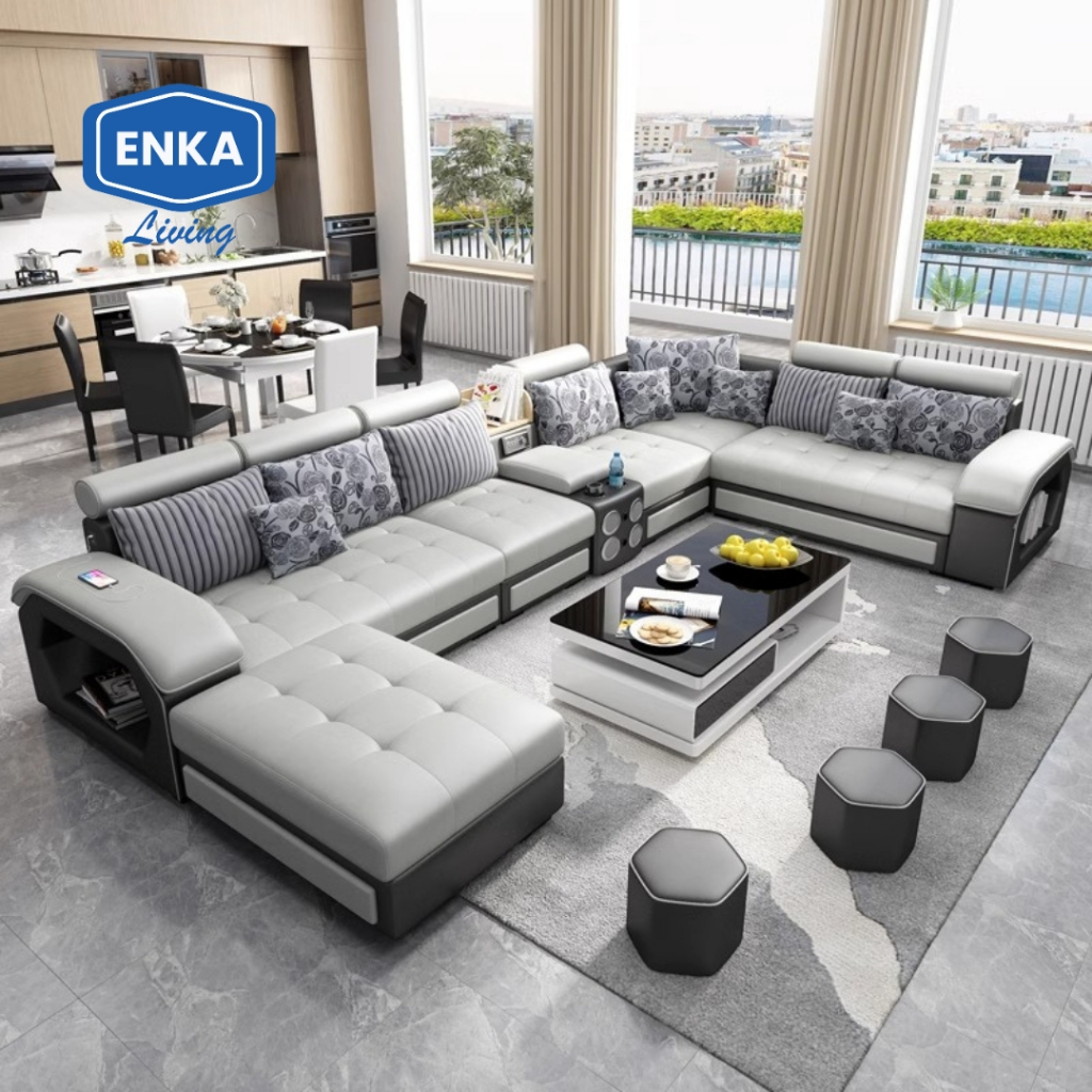 Sofa Minimalis Ruang Tamu U Modern Kekinian