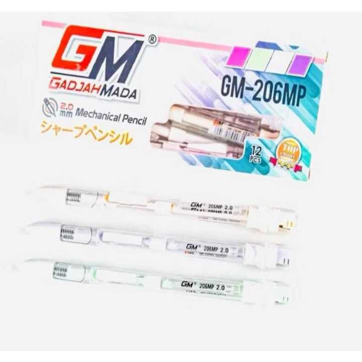 

(1 BIJI ) Mechanical Pencil Pensil Mekanik GM-206MP MACARON COLOR 2.0 mm