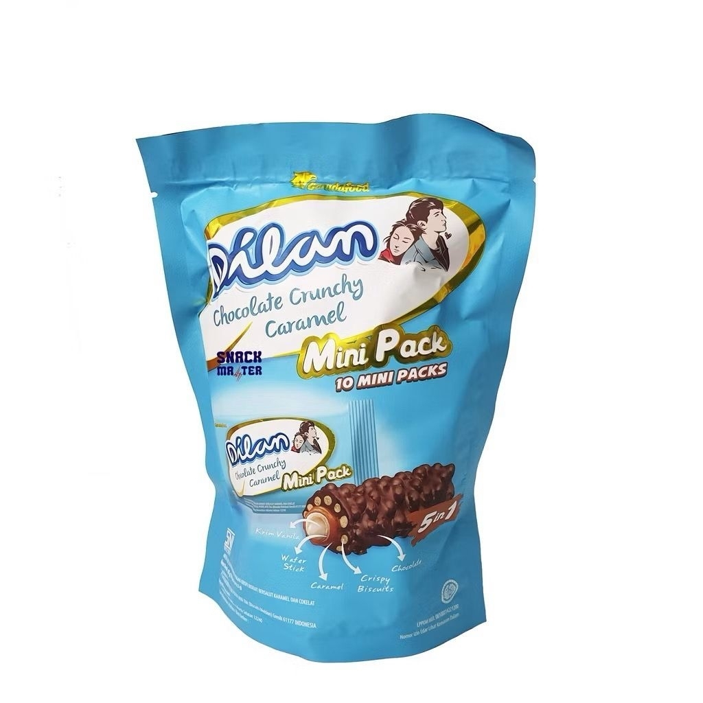 

Dilan Chocolate Crunchy Caramel Pouch 10's x 9.5 gram