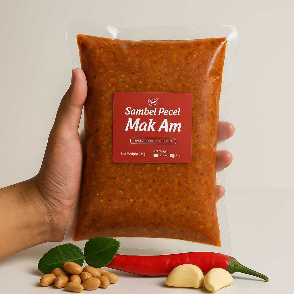 

RASAMA 1 kg Bumbu Sambel Pecel Premium Kacang Sangrai Kediri Original Instan Enak 1 kg