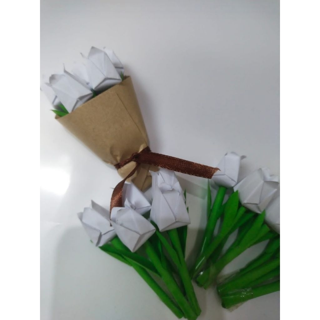 

Buket Bunga Origami Tulip Mini ll Bouquet Paper Flower Tulip