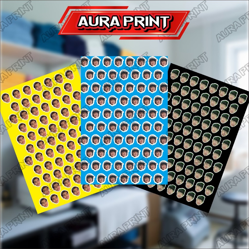 

Kertas Kado Custom Muka Wajah Aesthetic Bisa Tambah Tulisan (Ready)