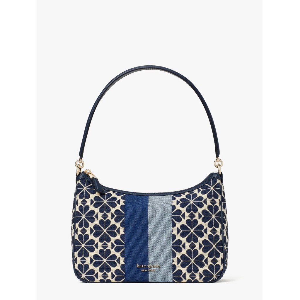 KS Flower Jacquard Small Convertible Shoulder Bag