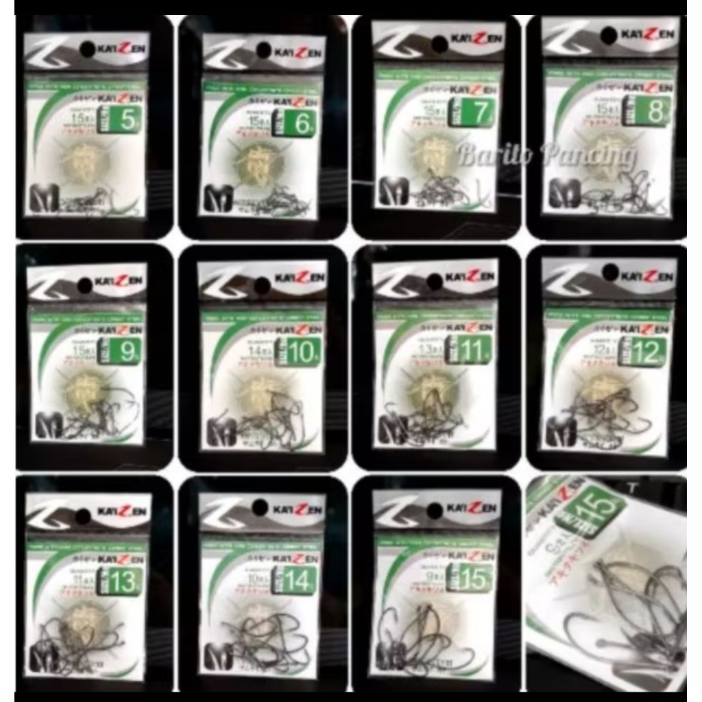 KAIL KAI'ZEN SAMURAI CUT | KAWAT KAIZEN HITAM BERLUBANG DAN TIDAK BERLUBANG KAIZEN AKITAKITSUNE