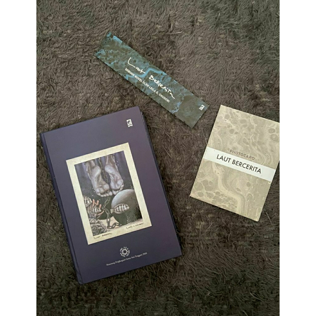 Preloved Buku Laut Bercerita Hard Cover