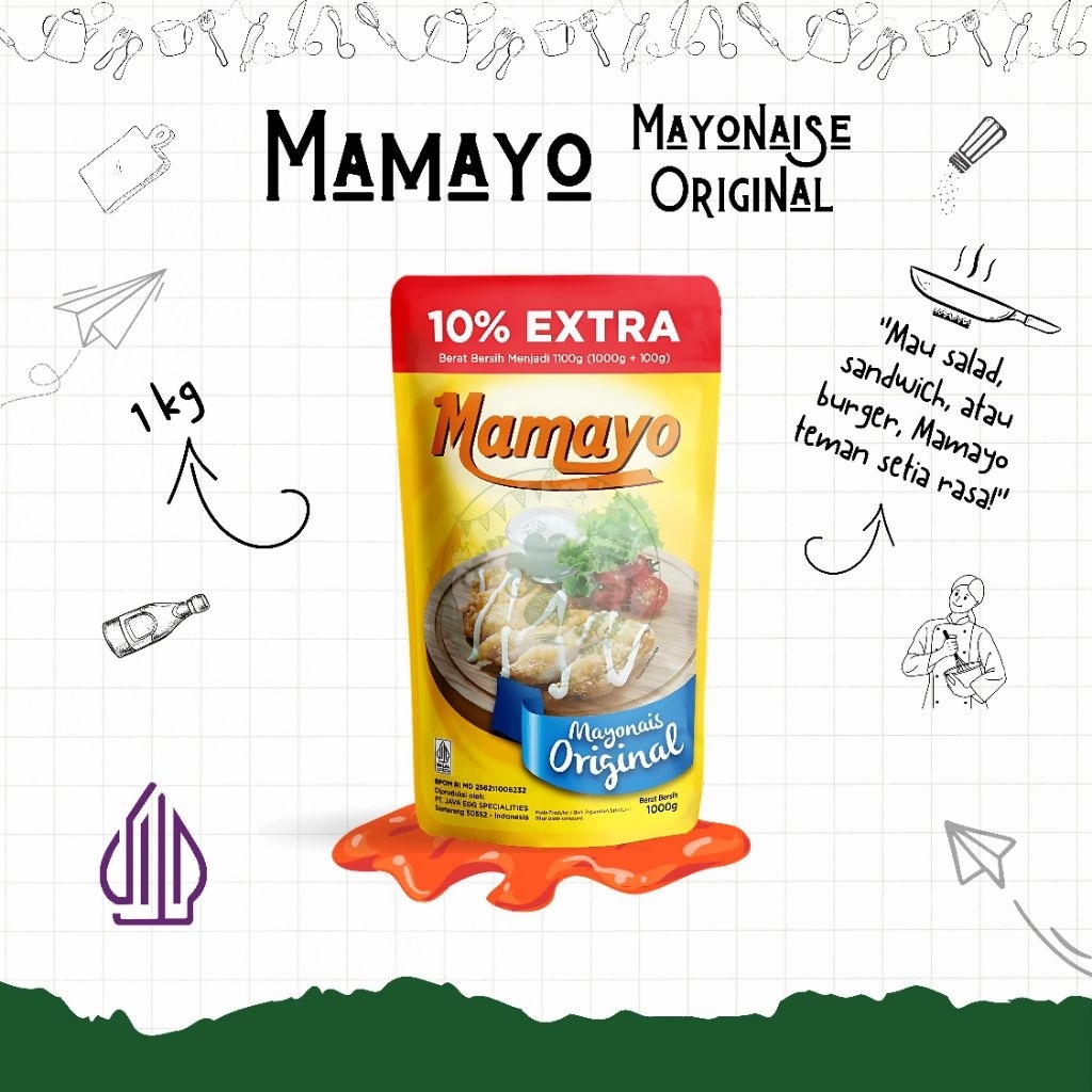 

Mamayo Mayonaise Original 1Kg