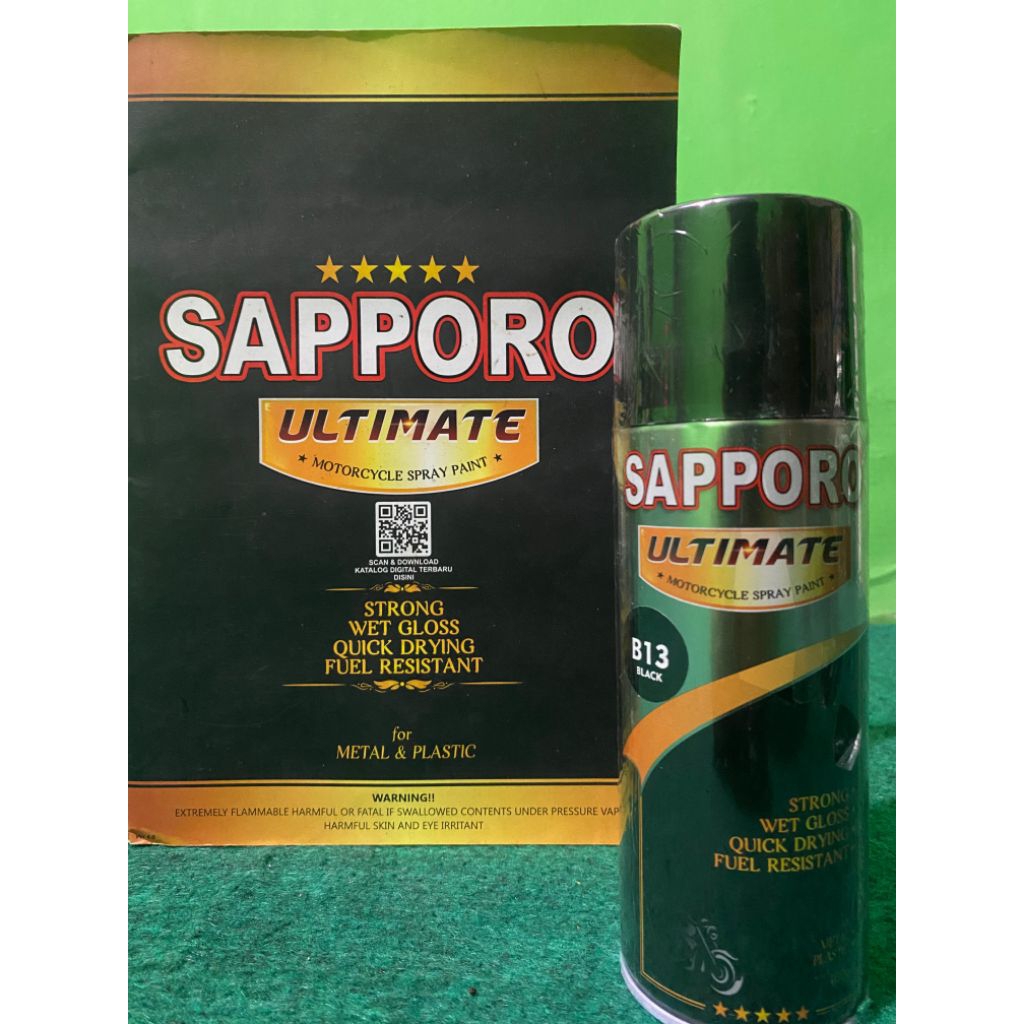 

PILOX SAPPORO ULTIMATE (B13 BLACK), CAT SEMPROT AKRILIK