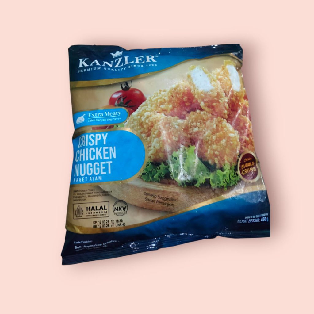 

Kanzler Crispy Chicken nugget 450gr