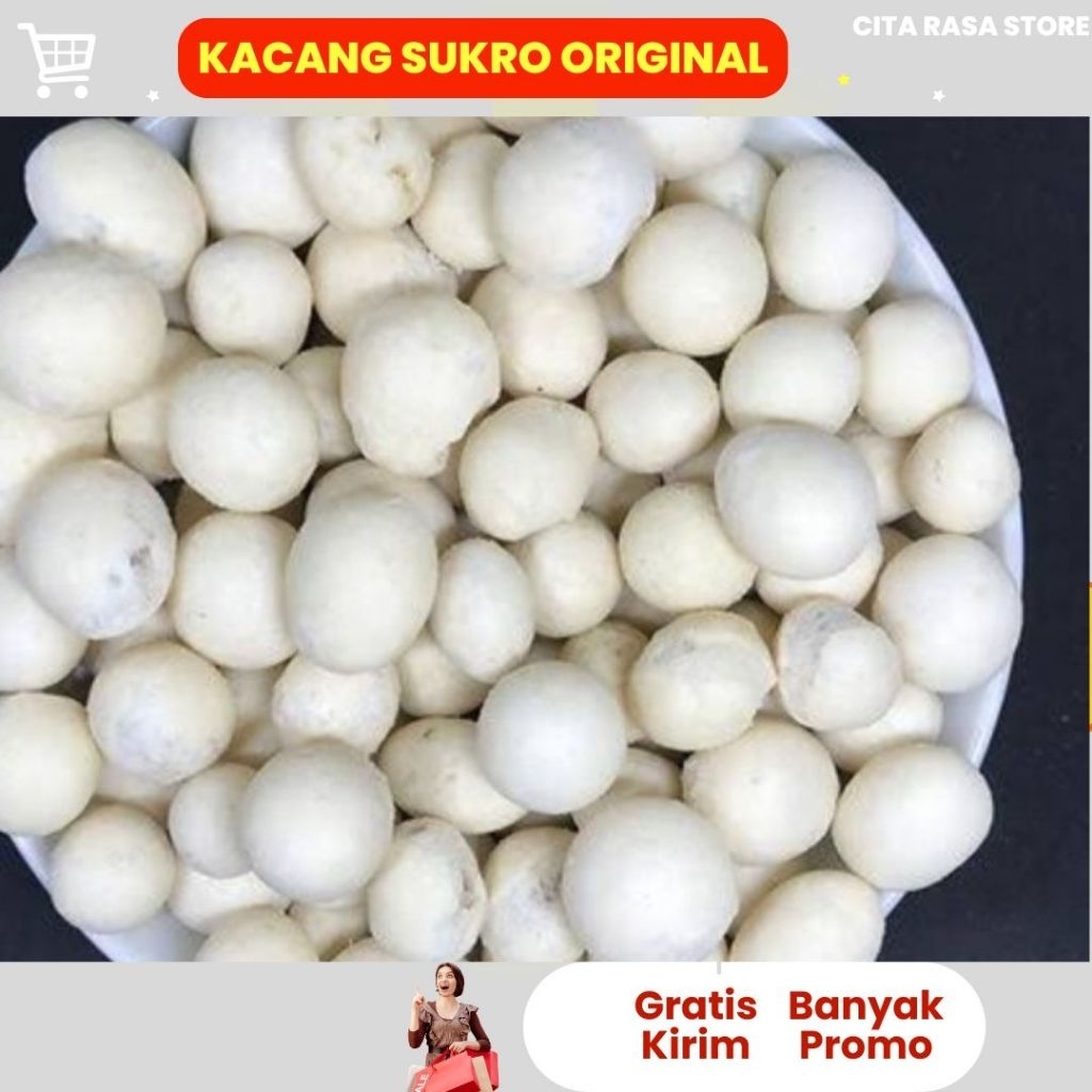 

Kacang Sukro Ori/Pedas 500GR