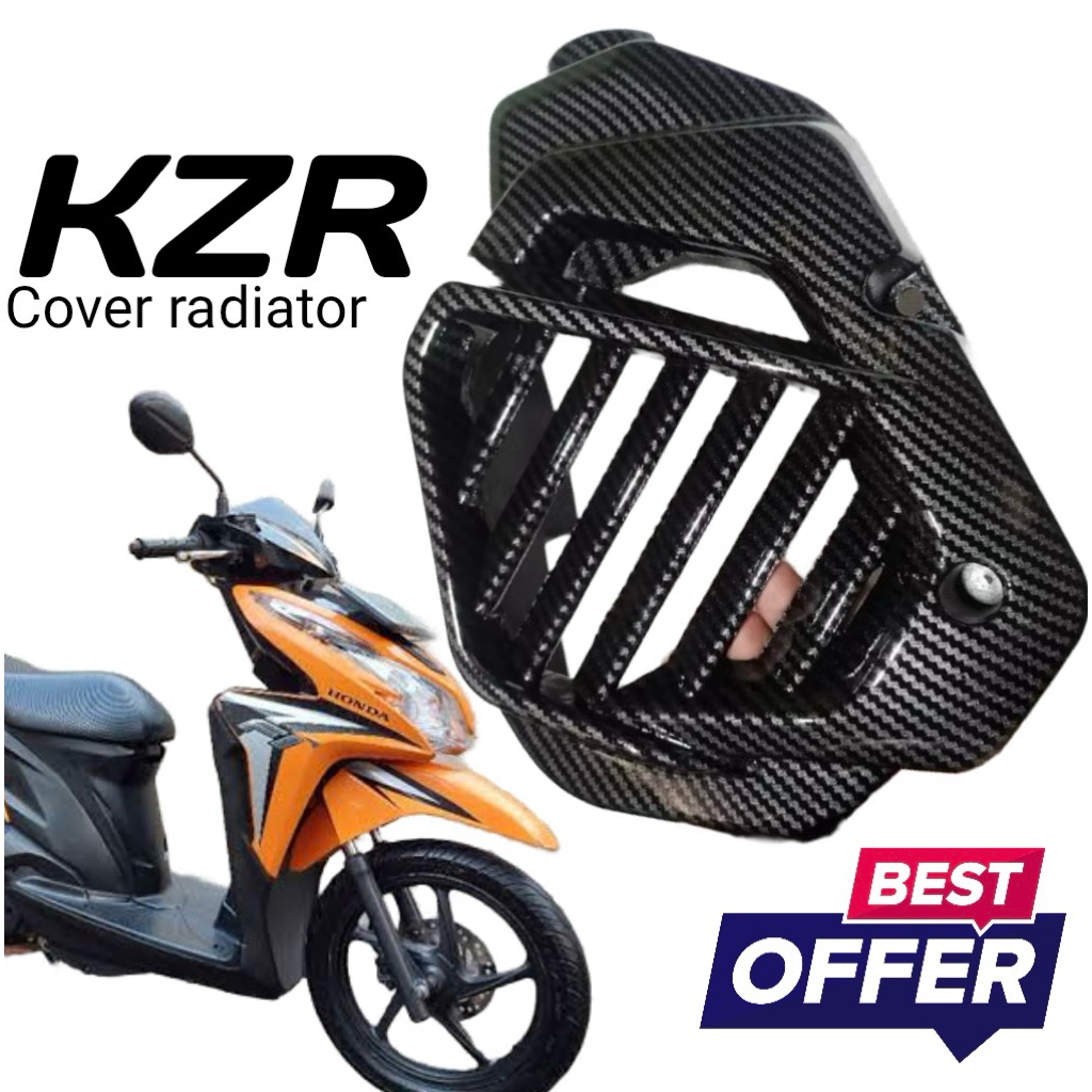Tutup Radiator Carbon Vario 125 KZR radiator vario bohlam carbon