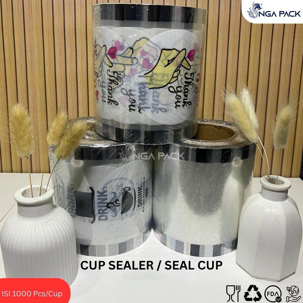 Cup sealer / Sealer Cup / Tutup gelas press untuk semua ukuran gelas Oz