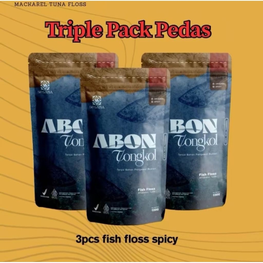 

NEW PRODUCT SESANA ABON IKAN ABON TONGKOL ABON IKAN TONGKOL 50GR 3PCS DEWI1452
