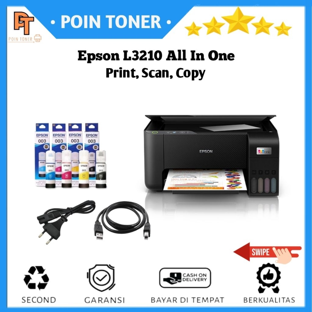 Printer Epson L3210 Bekas berkualitas