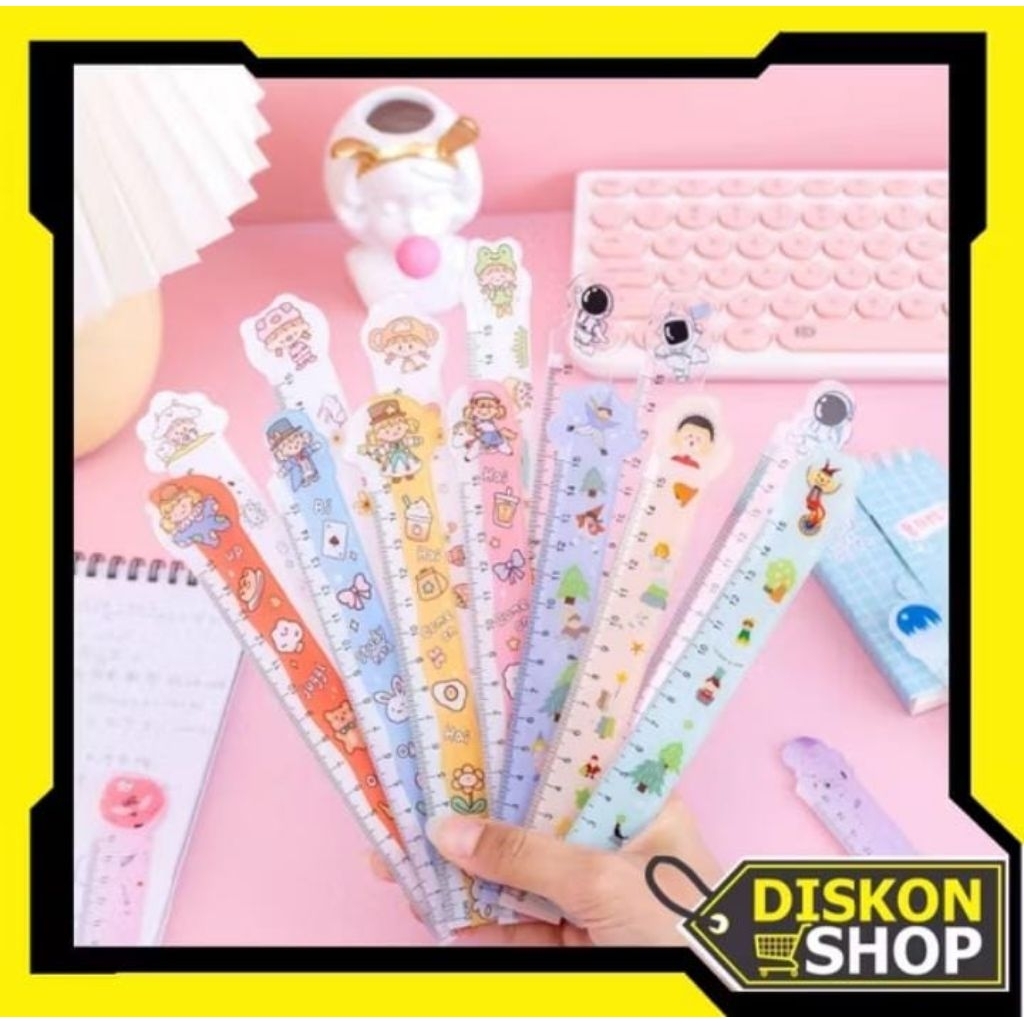 

Penggaris lucu 15 cm | Penggaris Plastik Funny karakter | Penggaris Sekolah Kantor | S6069