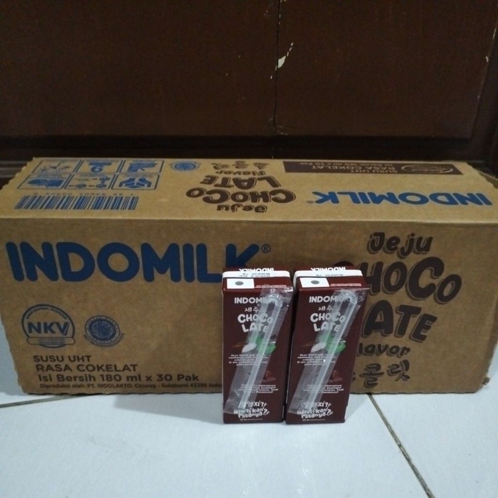 

Indomilk susu uht Jeju choco late 180 ml x 30 pak ( 1 karton )