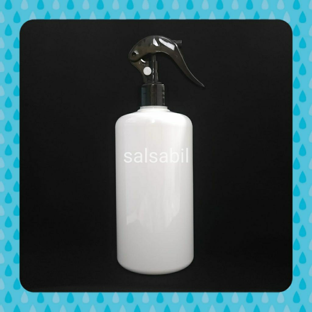 Botol Trigger 500ml White - Trigger Black