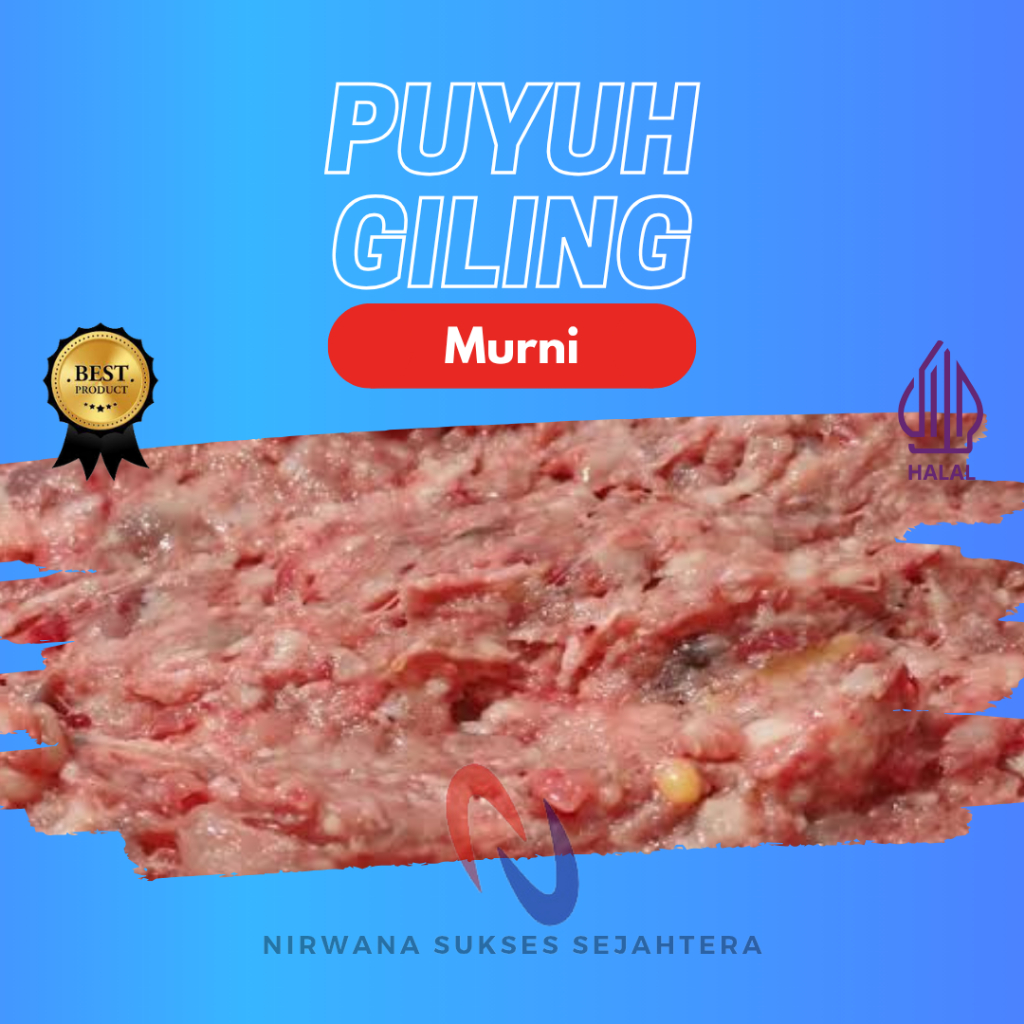 DAGING PUYUH GILING MENTAH / MINCED QUAIL RAW FOOD (ANJING - KUCING)
