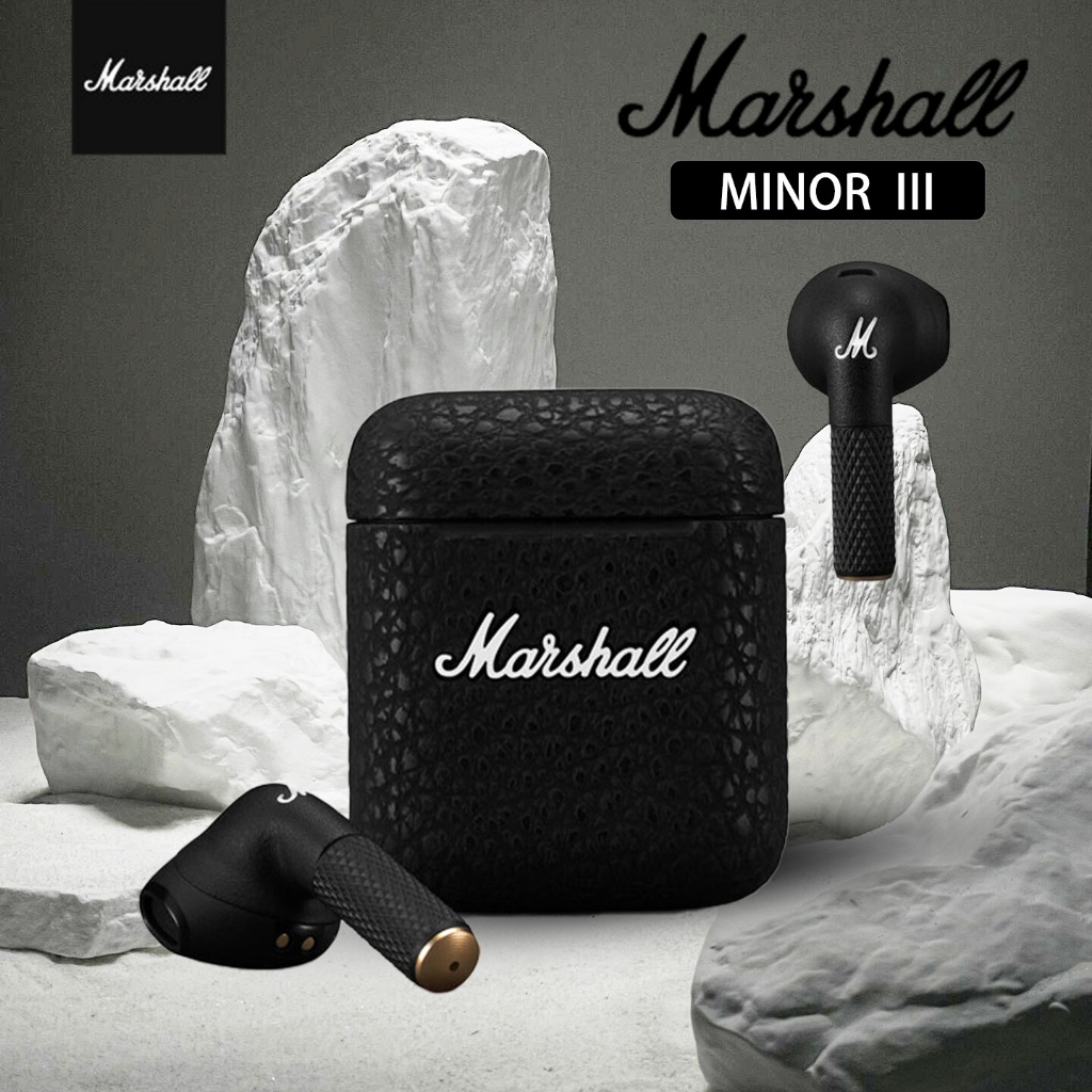 IndahRestore - 100% Original Marshall Minor III/ Marshall Minor 3 Black/White True Wireless