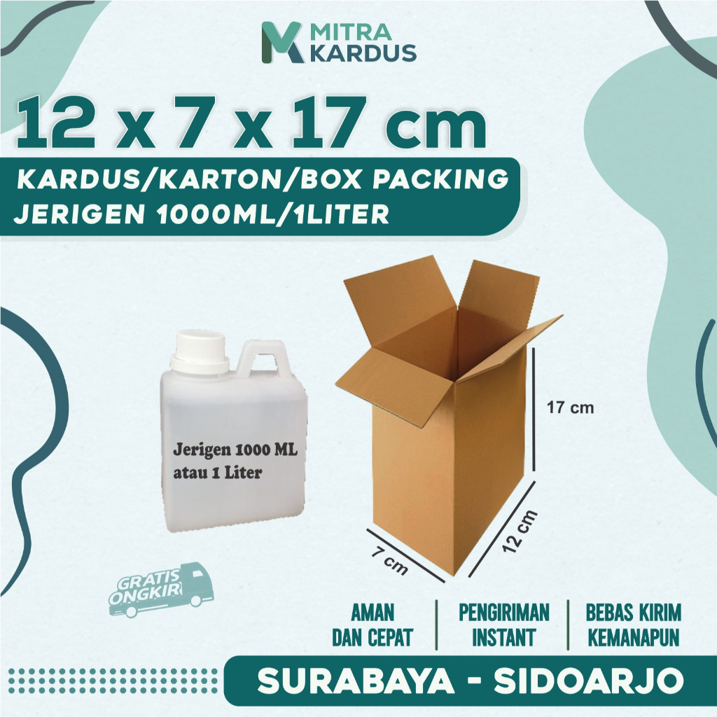 

kardus packing 12x7x17 cm box karton corrugated single wall premium / Box Packing packing online