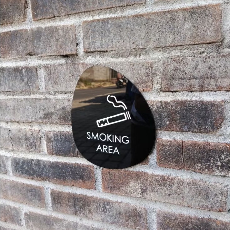 sign akrilik / akrilik / SMOKING AREA