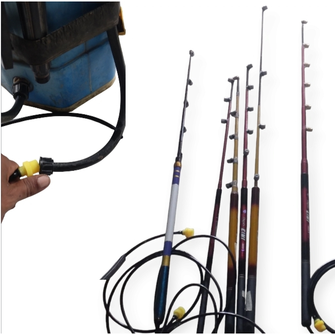 Stik sprayer elektrik 2 meter mata nozle kabut