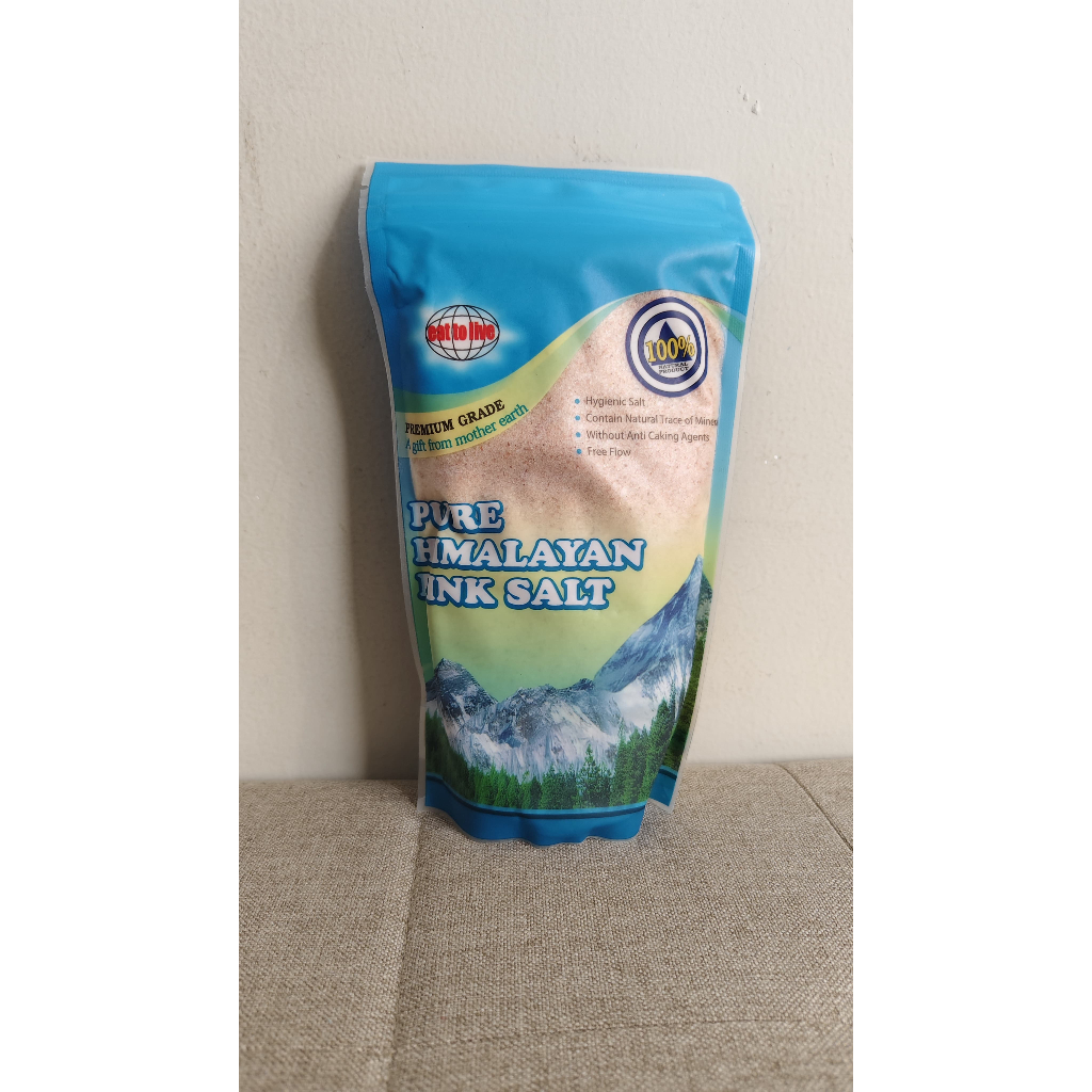 

Pure himalayan Pink Salt / garam Himalaya 500gram