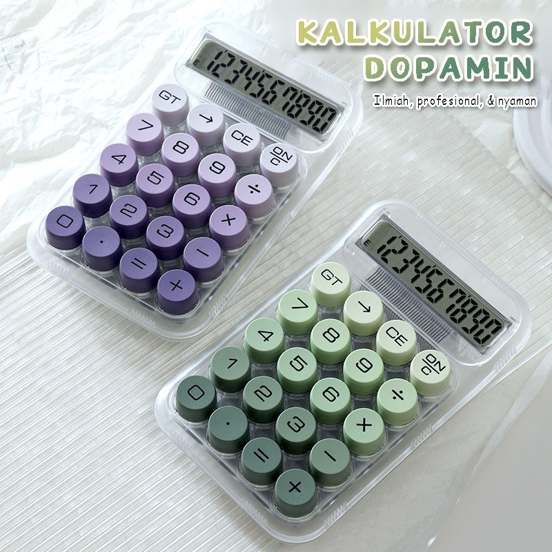 

Kalkulator Dopamin DEXIN BST Gradien Transparan 12 Digit Angka Aesthetic Untuk Keuangan