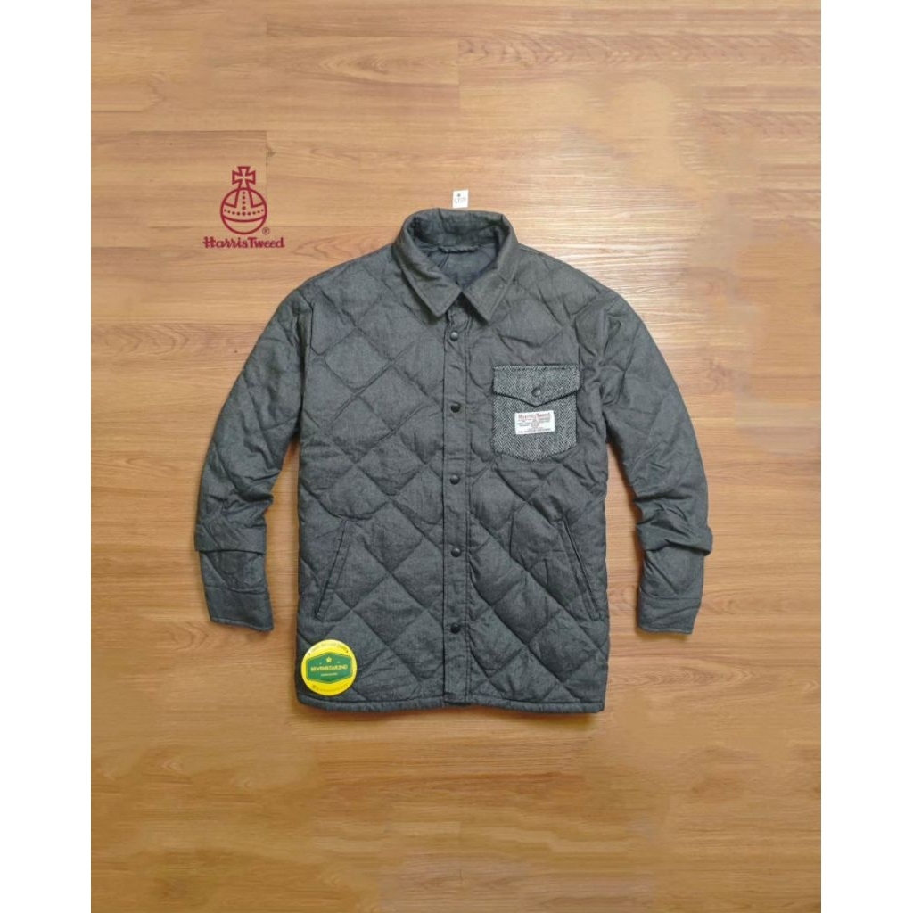 harris tweed goosedown jacket