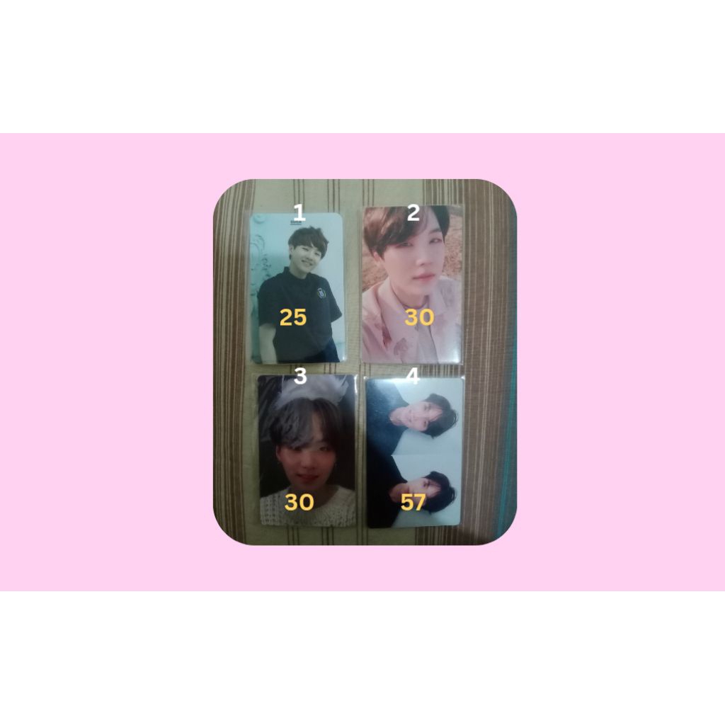 [READY] Photocard PC Suga NO, YNWA, Suga dilan, Suga MOTS 7