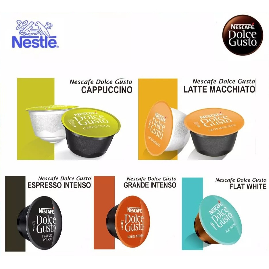 

KOPI CAPSULE NESCAFE DOLCE GUSTO Coffee Capsul Kopi Mix Varian Satuan//Eceran