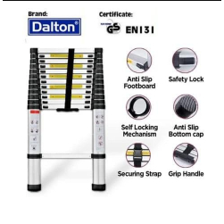 DALTON ML-1003L Tangga Telescopic/Tangga teleskopik 3.2m