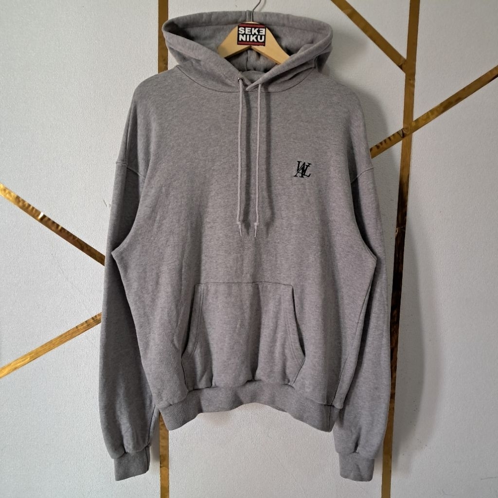 Hoodie WAL WOOALONG Signature Idol KPop Doyoung NCT & Changkyun MONSTAX Bahan babyteri tebal berat