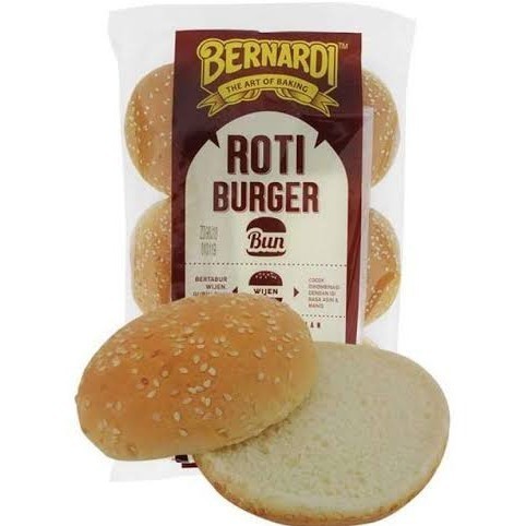 

BERNARDI ROTI BURGER BUN WIJEN isi 6pcs