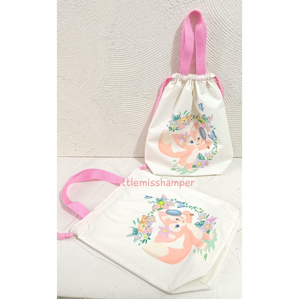 

Goodie bag serut blacu tempat tas custom nama snack ultah anak