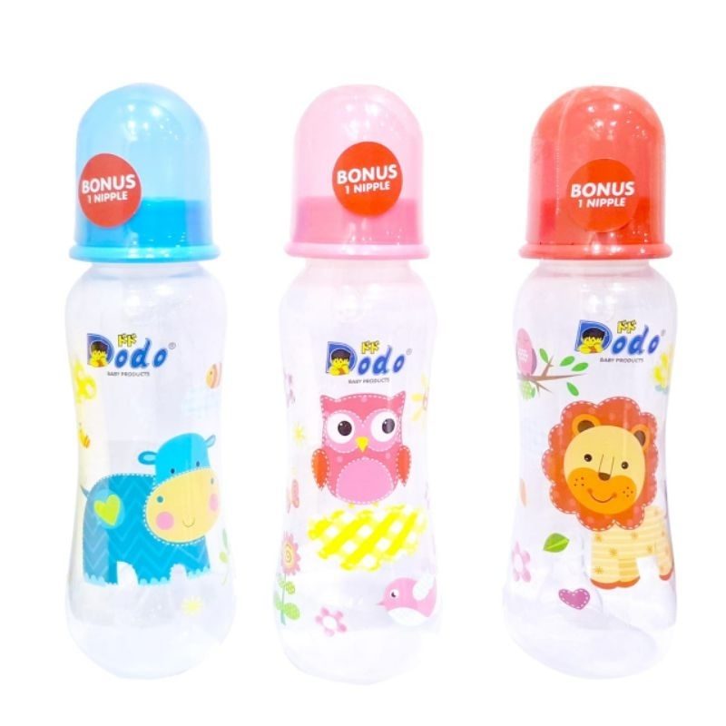 Botol Susu Bayi Dodo Streamline / Dot Bayi Dodo Nipple Bulat