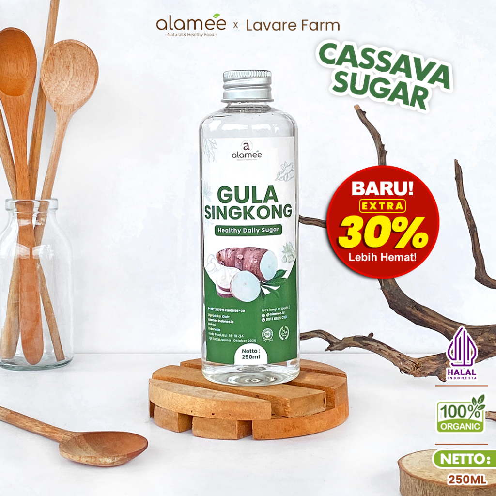 

Gula Singkong Cair Organik 250ml Rendah Kalori Diabetes Pemanis Diet Sweetener Fructose Gluten Free Gula Singkong murni