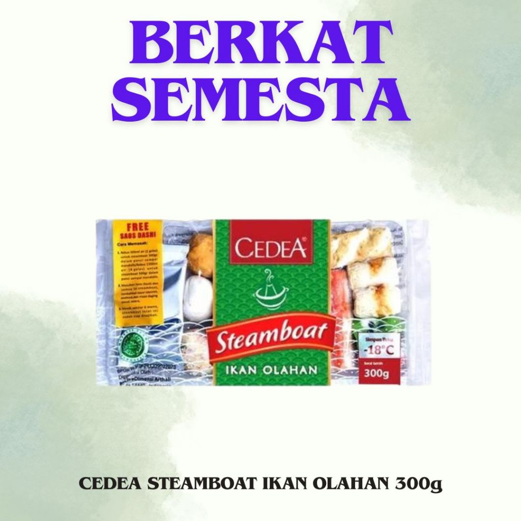 

CEDEA STEAMBOAT IKAN OLAHAN 300g