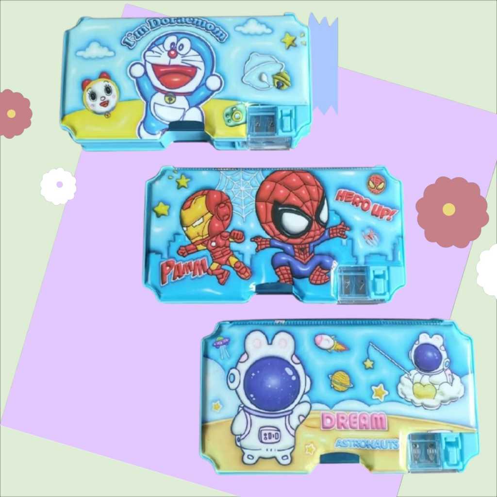 

Kotak Pensil Anak Tempat Alat Tulis Pencil Case Ukuran Besar