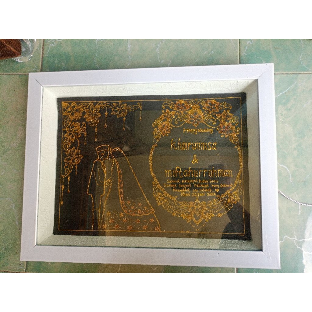 Henna frame/henna craft/kado unik/kado wedding