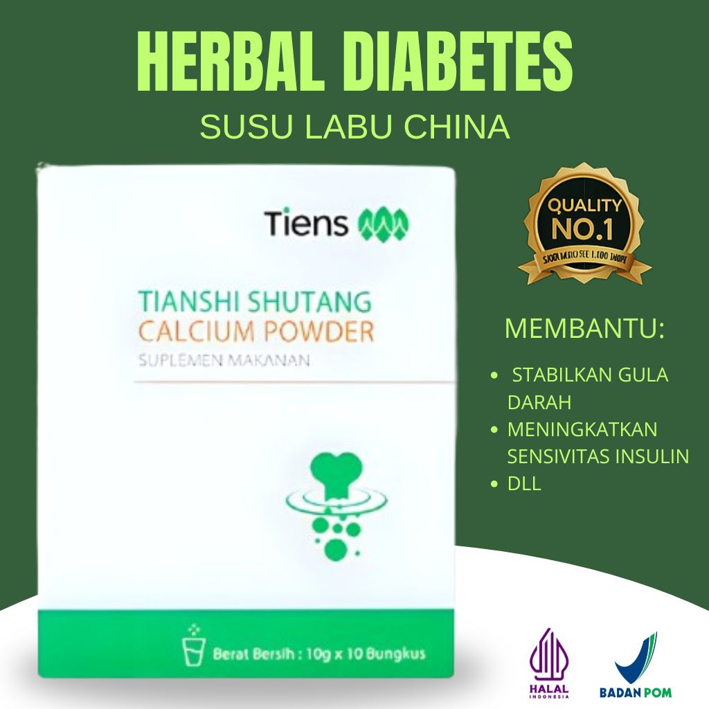 

Susu Labu Cina Tiens – Minuman Herbal Penurun Gula Darah, Atasi Diabetes & Jaga Kesehatan Tubuh